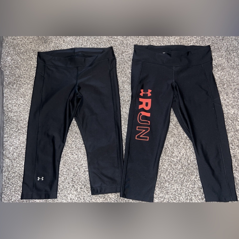 Under Armour workout leggings cropped